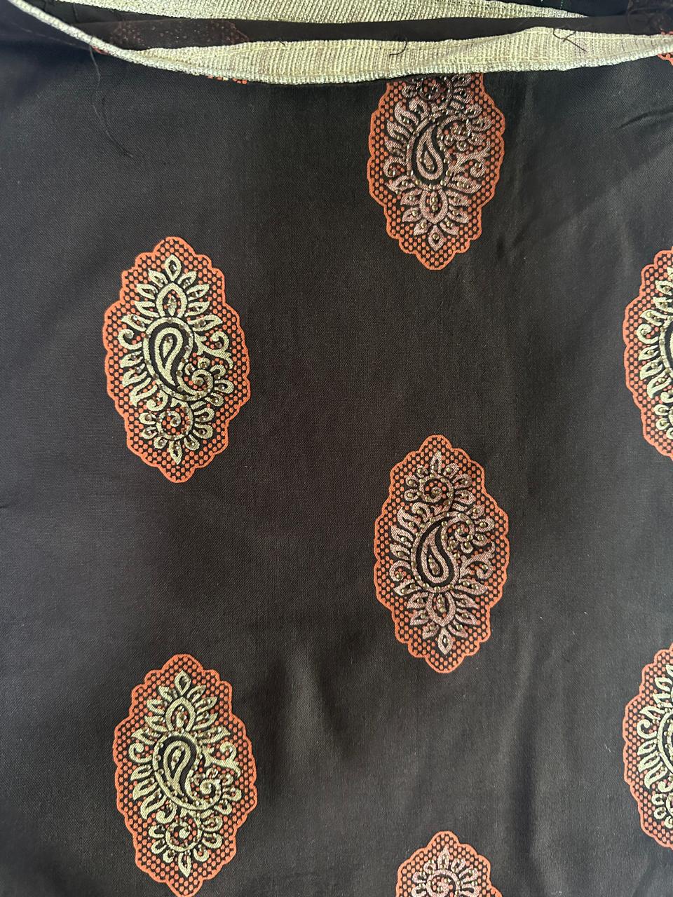 Rich Cotton festive Dress material