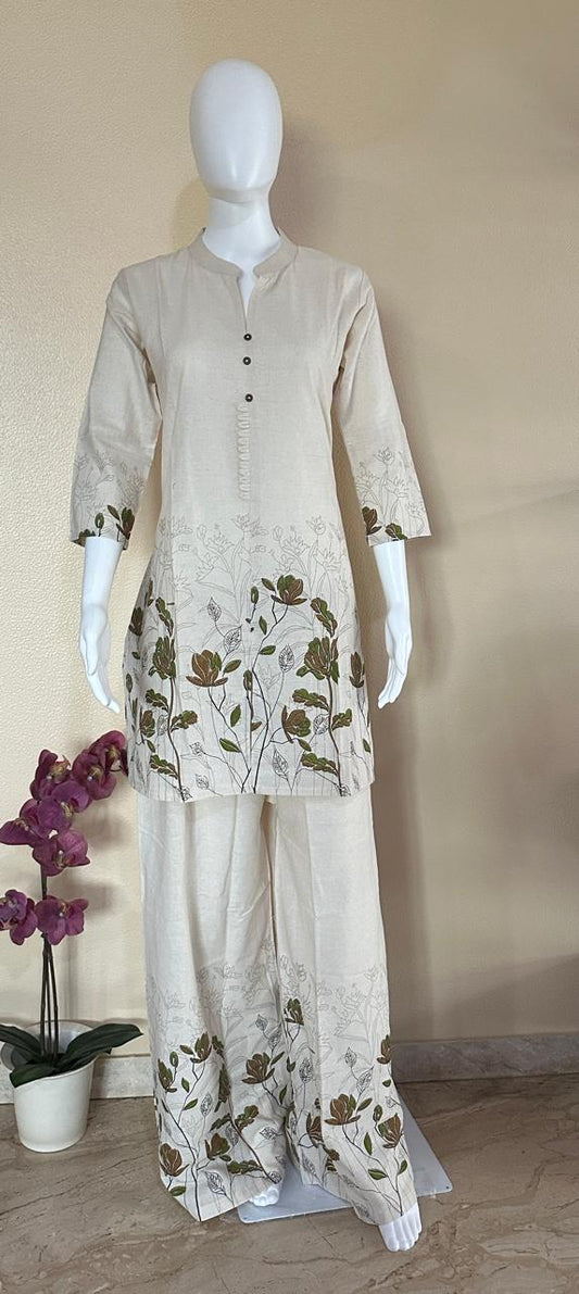 Printed Khaadi Cotton Co-Ord Set