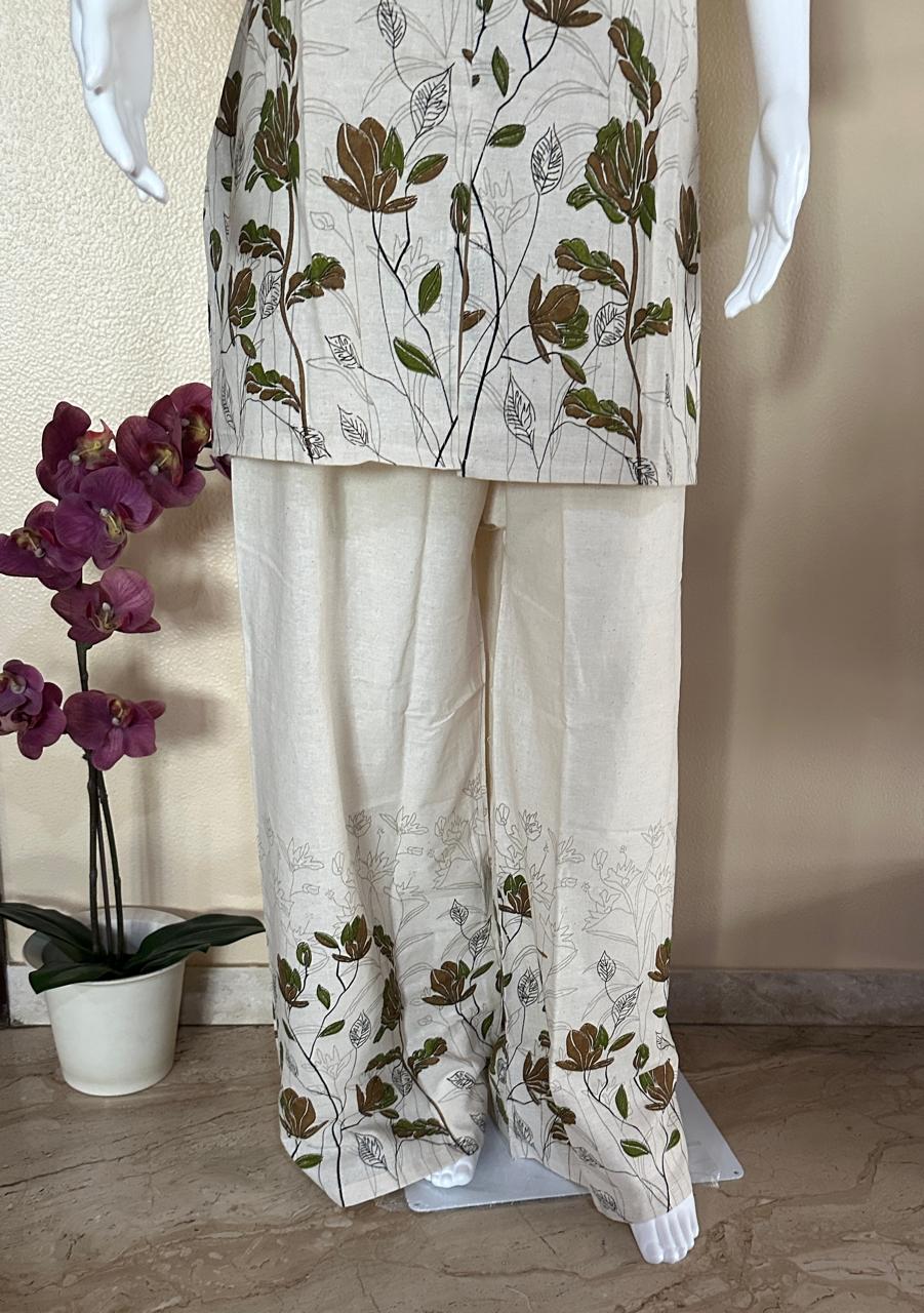 Printed Khaadi Cotton Co-Ord Set