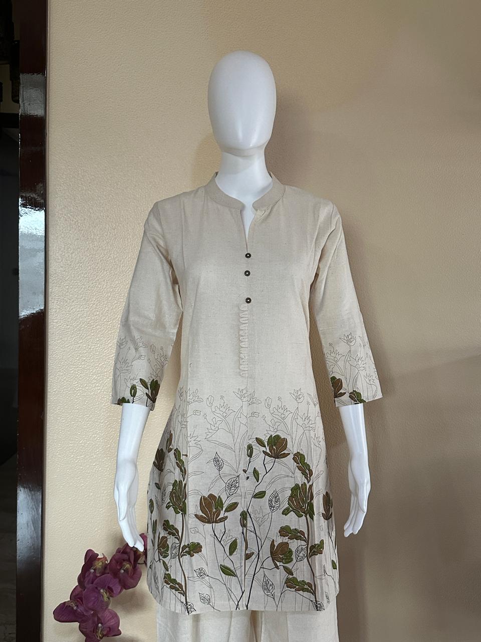 Printed Khaadi Cotton Co-Ord Set