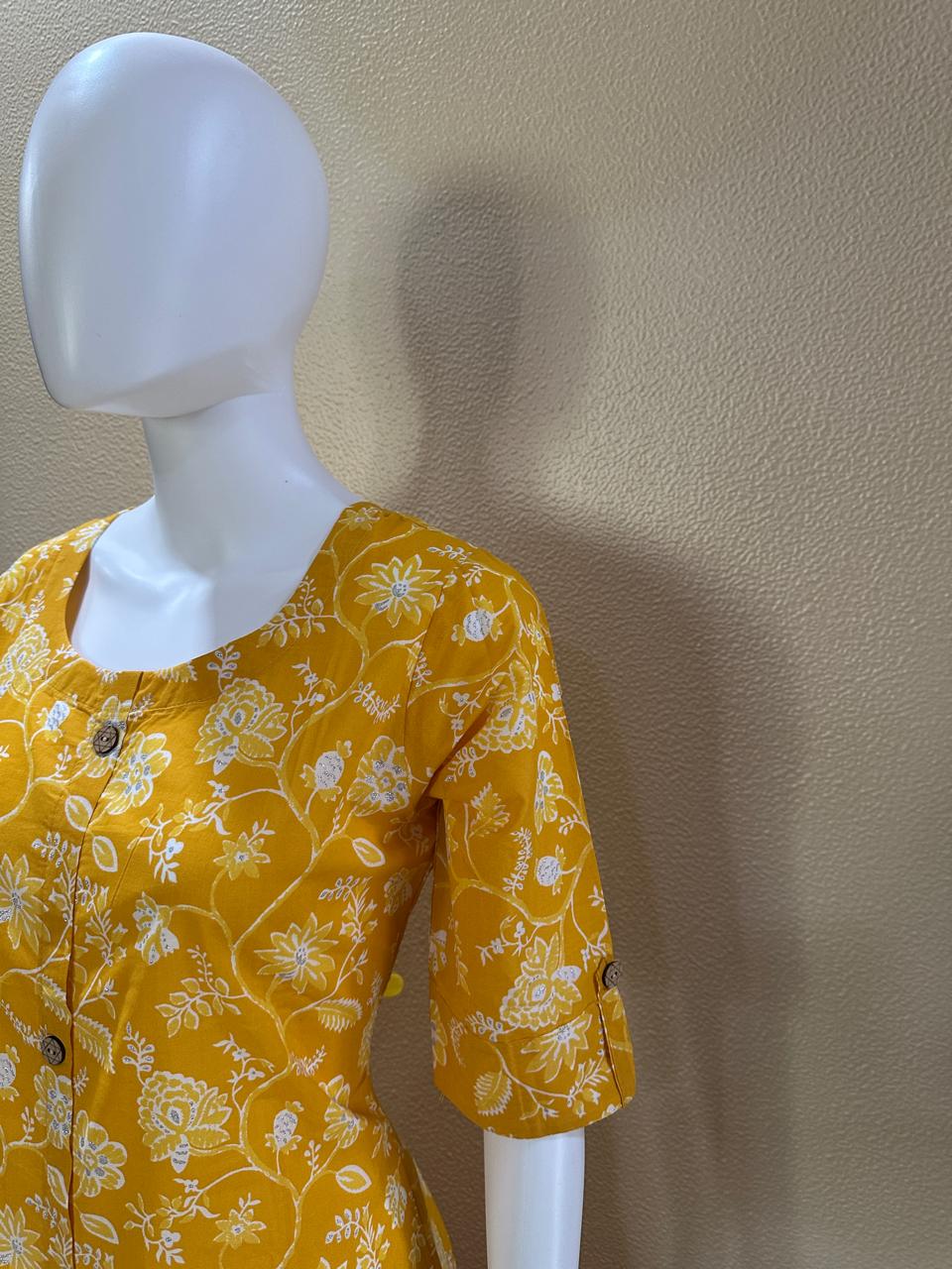 Vibrant Yellow Kurta Pant