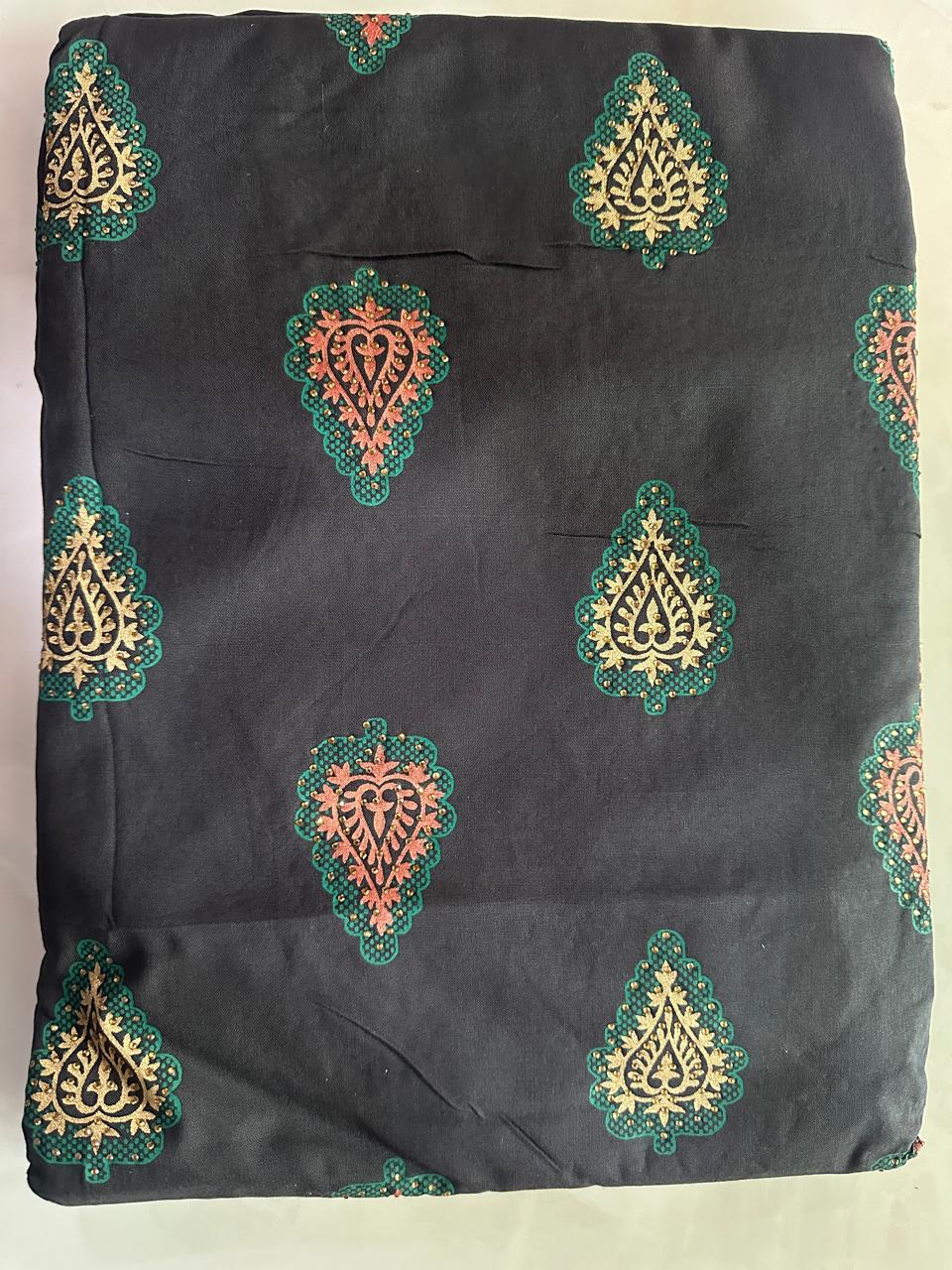 Rich cotton partywear Dress material