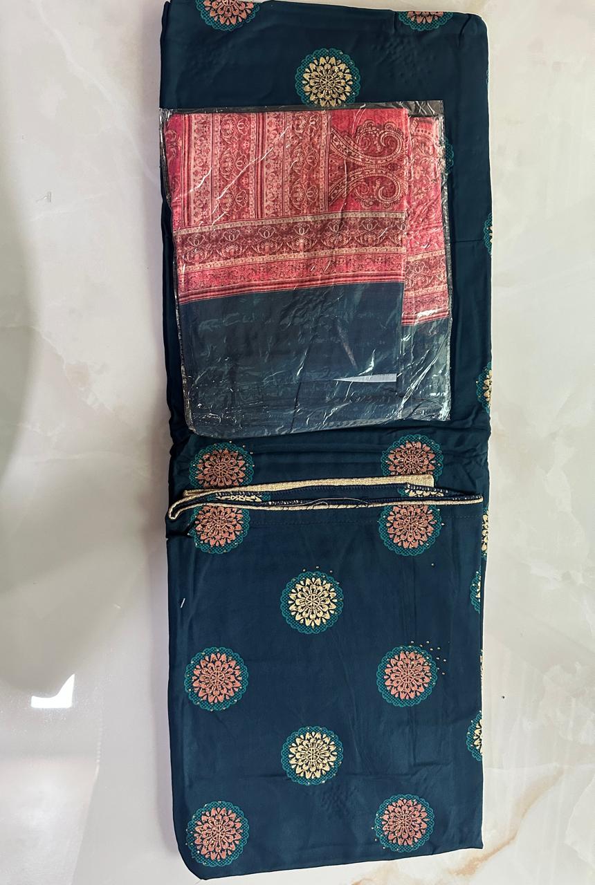Rich cotton festive Dress material