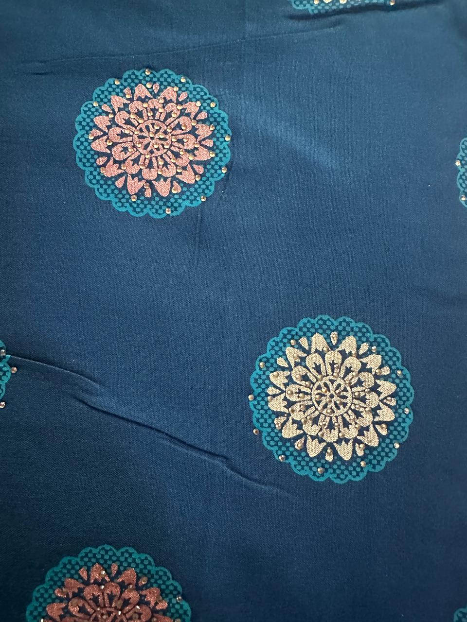 Rich cotton festive Dress material