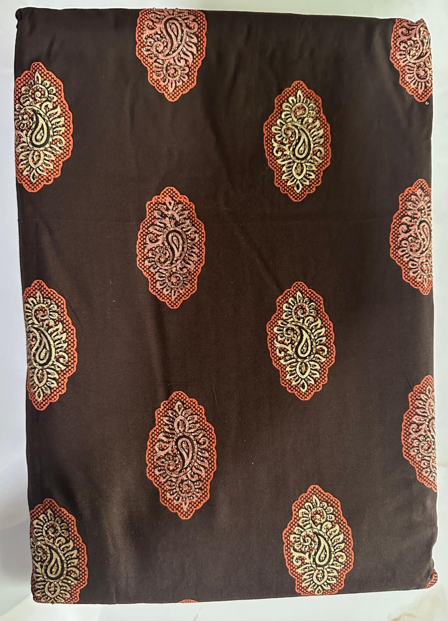 Rich Cotton festive Dress material