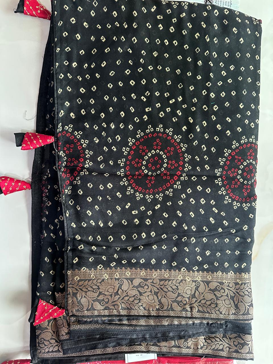 Mal cotton elegant saree with tassels