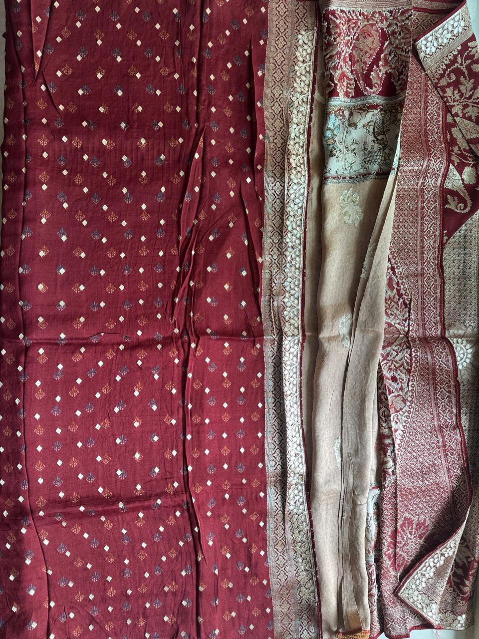 Ethnic partywear viscose georgette saree