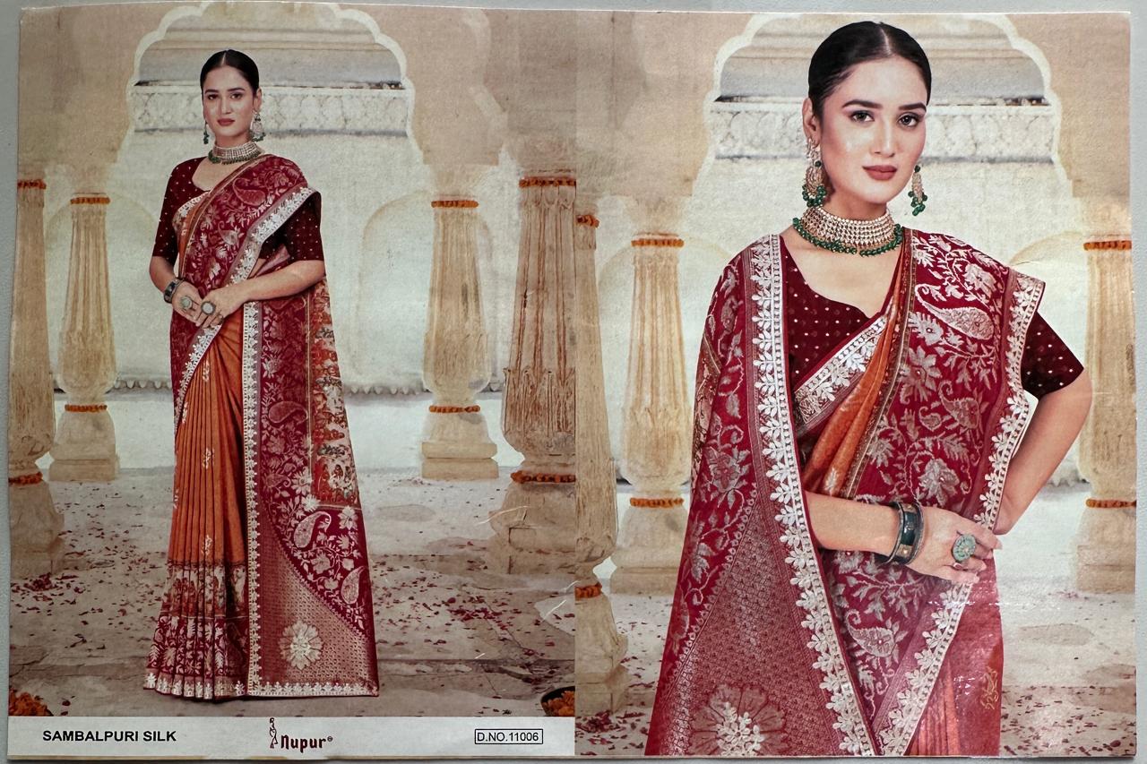 Ethnic partywear viscose georgette saree