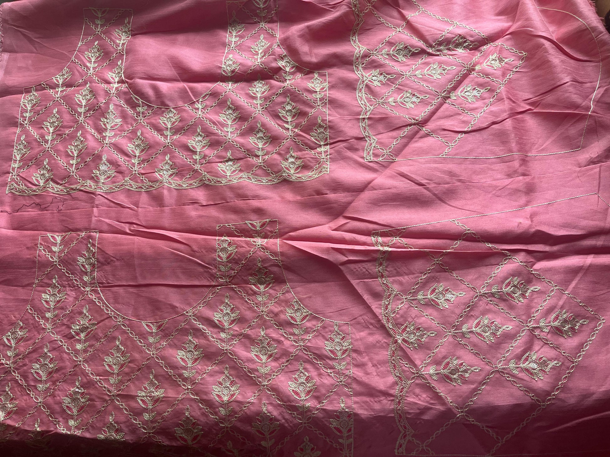 Blouse embroidery both sides
