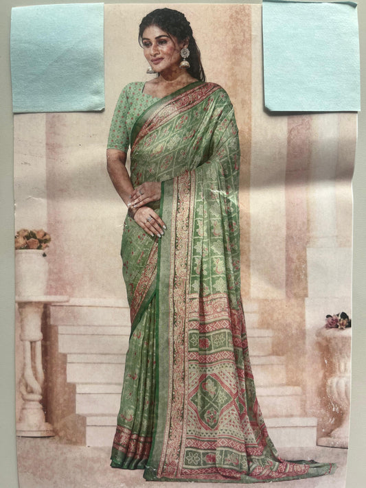 Brasso moss shiffly georgette (3colors)
