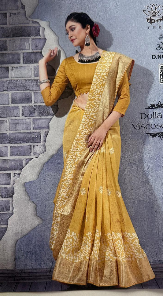 Dolla silk jacquard border (4 colors)